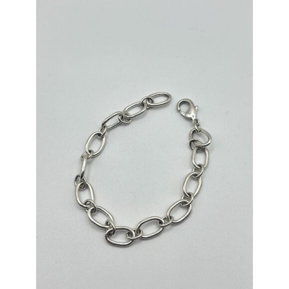 925 Sterling Silver Chain Bracelet With Lobster Clasp - Picture 4 of 6